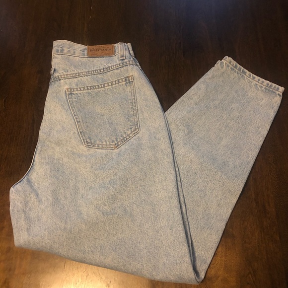 SOLD Brittania Vintage 90s Relaxed Mom Jeans 10 - Picture 6 of 14